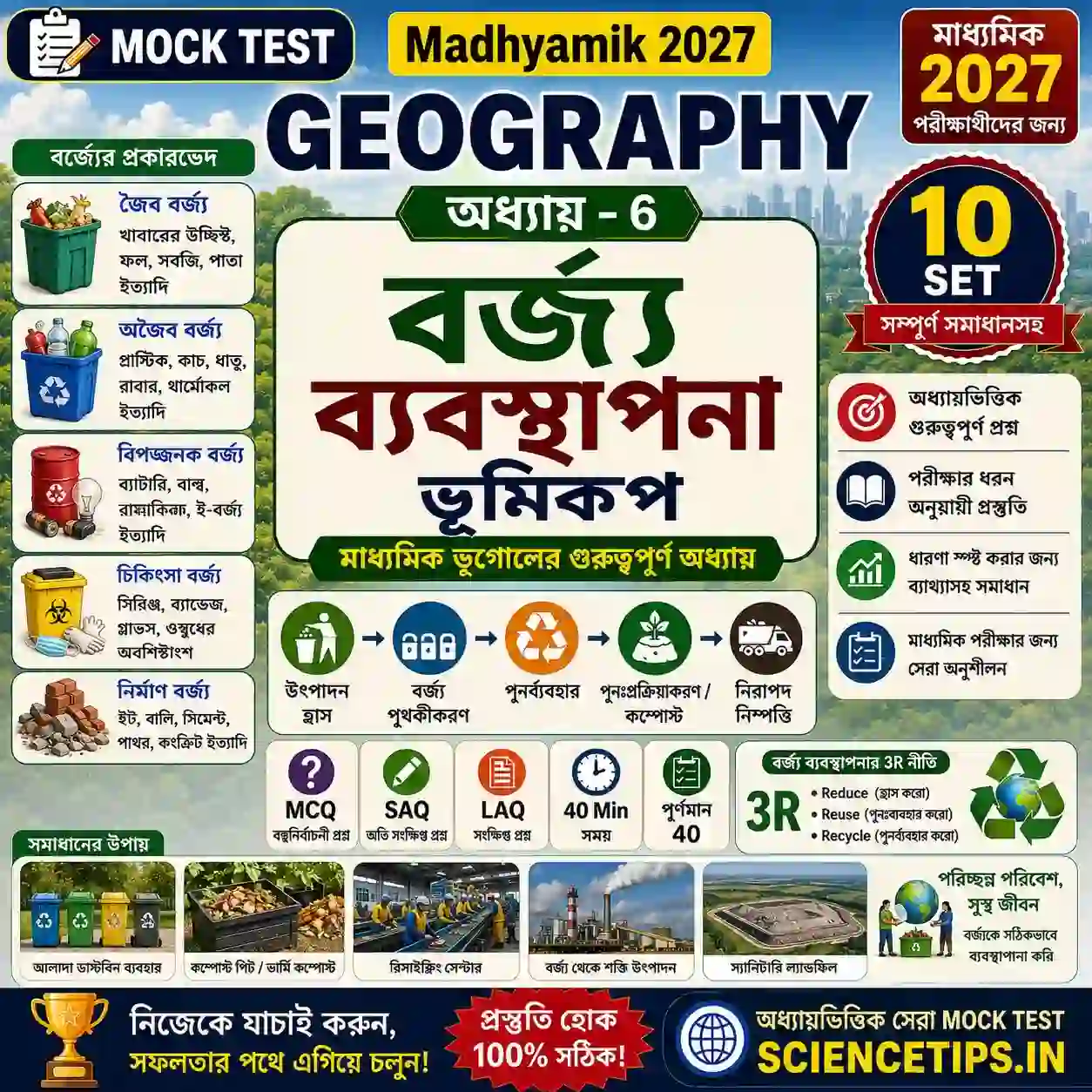Madhyamik Geography Chapter 6 Mock Test