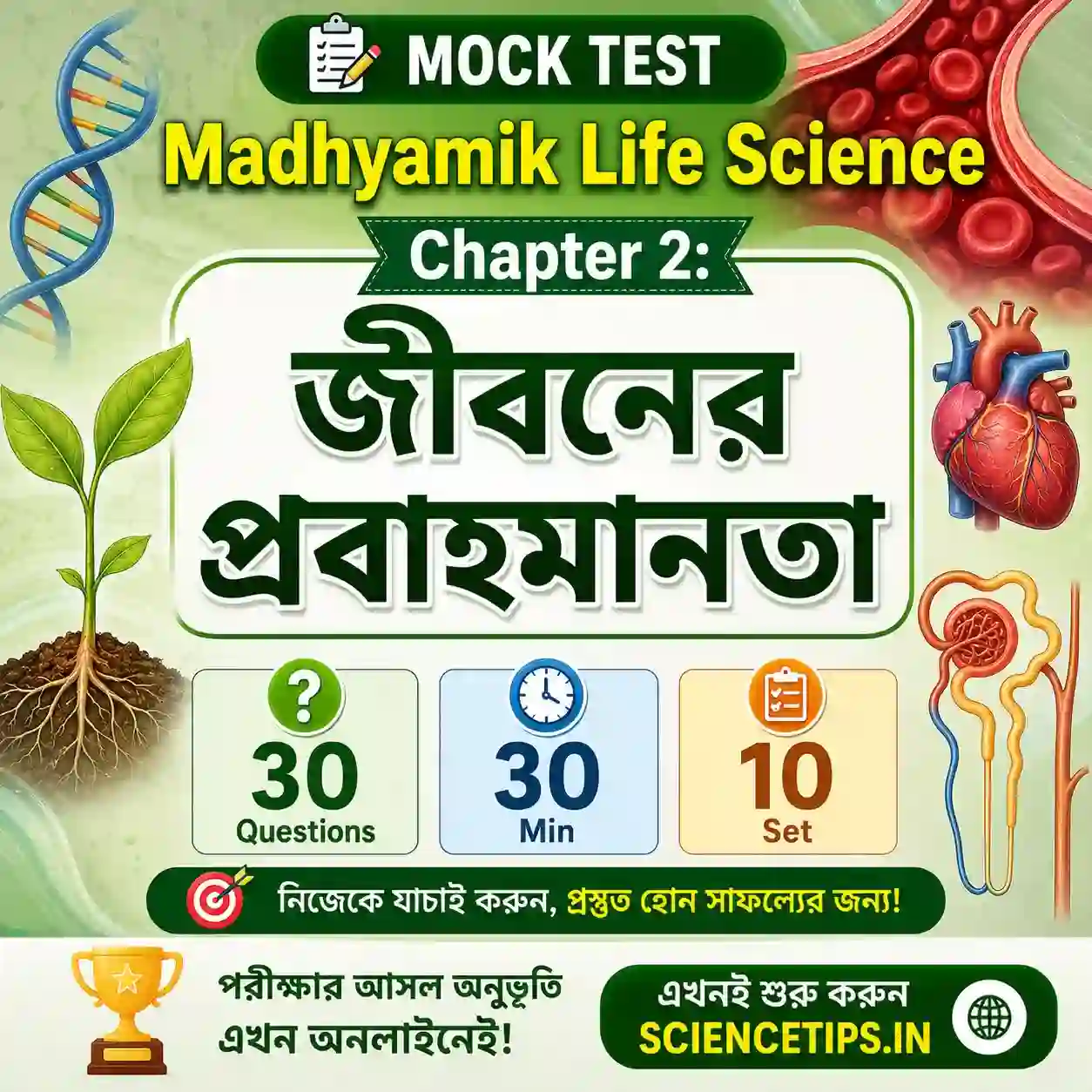 Madhyamik Life Science Chapter 2 Mock Test